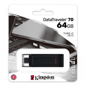 Pen Drive Kingston DataTraveler 70 64GB USB 3.2 Gen1